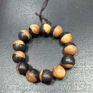 Round Ebony Arabian Bead bracelet